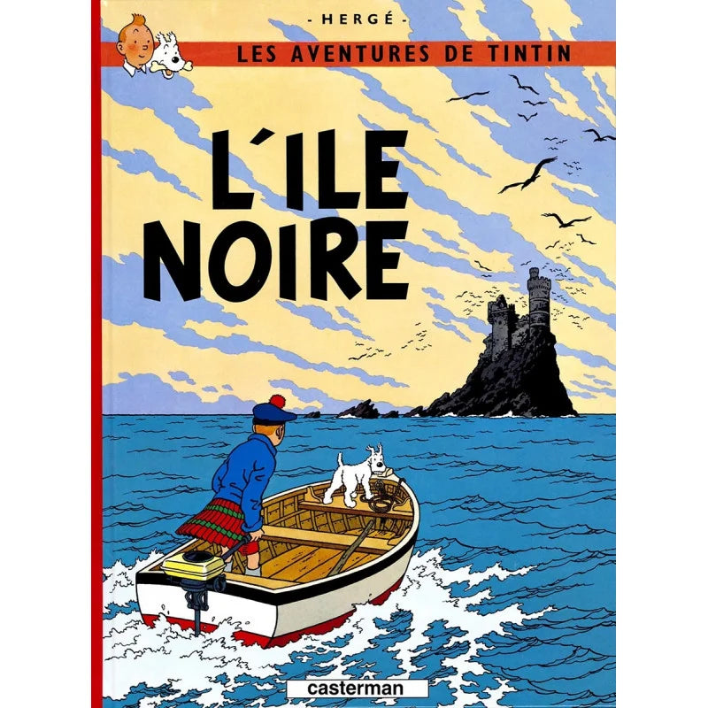 Les Aventures De Tintin L'ile Noire. Hardcover French Edition Ref: 70601