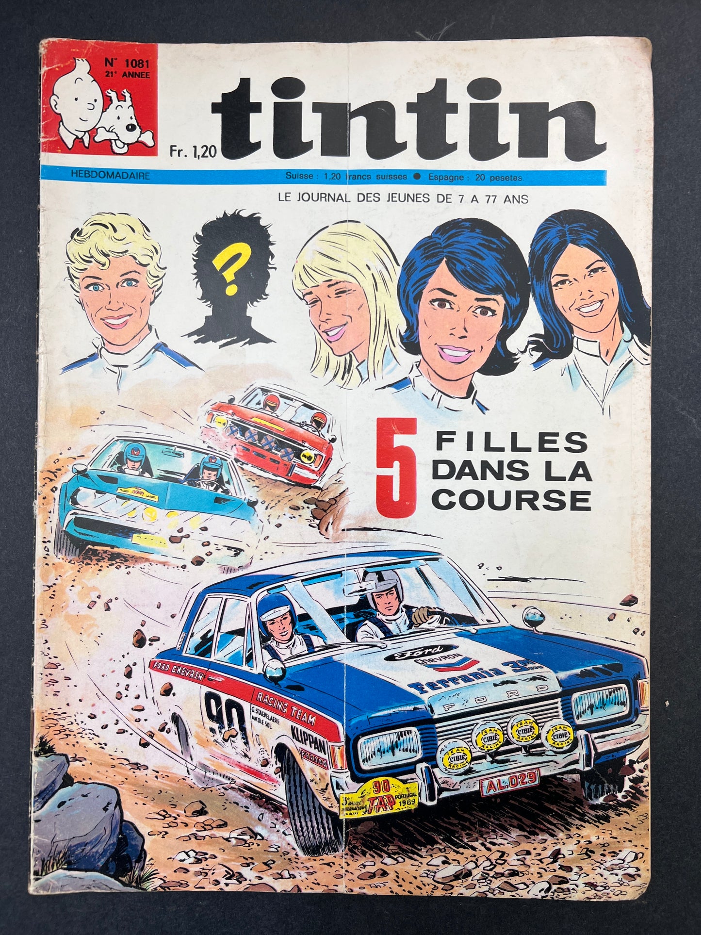 Le Journal Tintin Nº 1081 July 17 1969