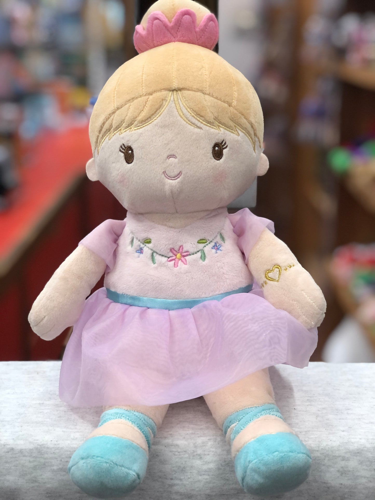 Douglas Petal Ballerina Doll Plush 10"