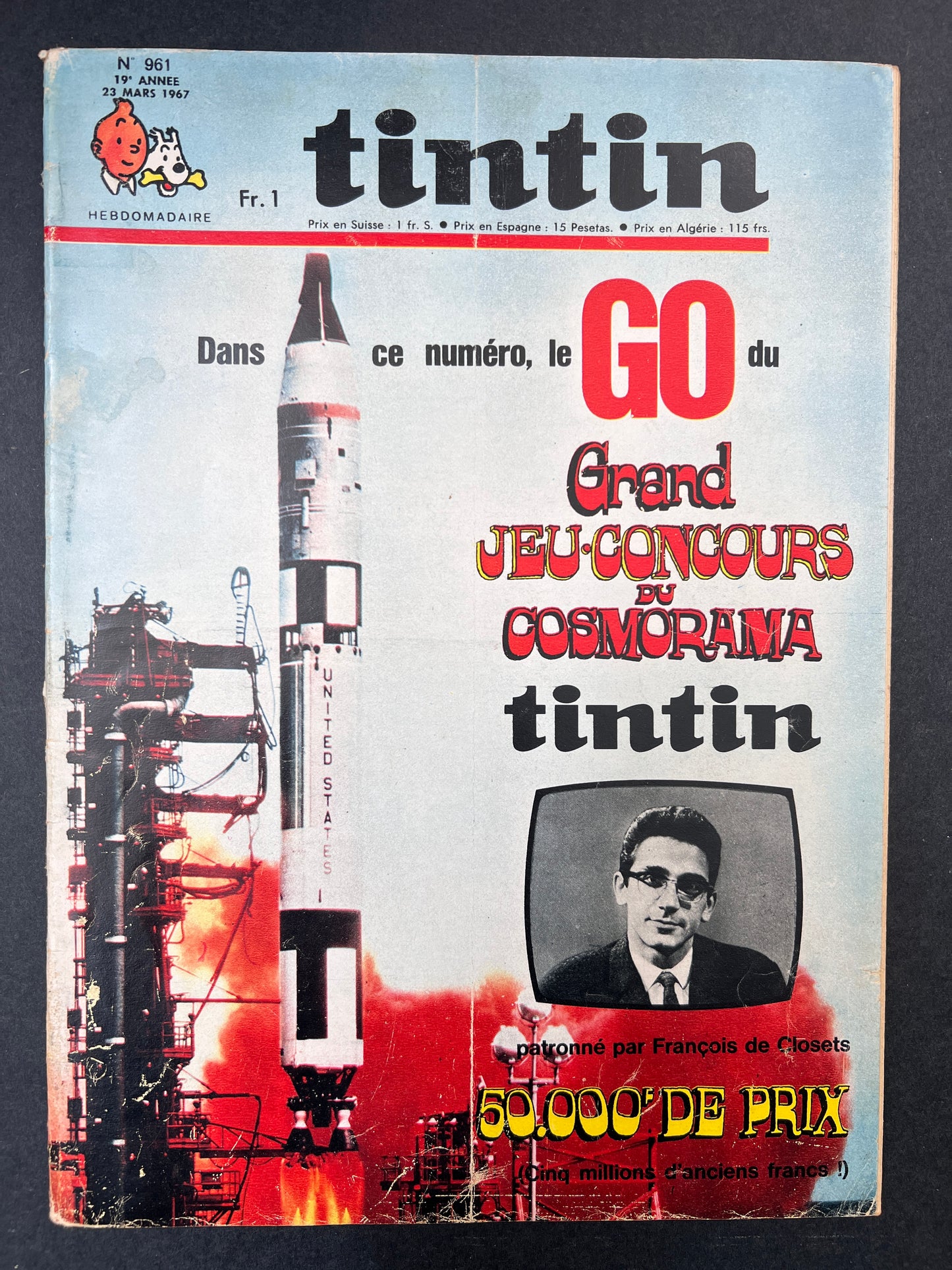 Le Journal Tintin Nº 961 March 23 1967