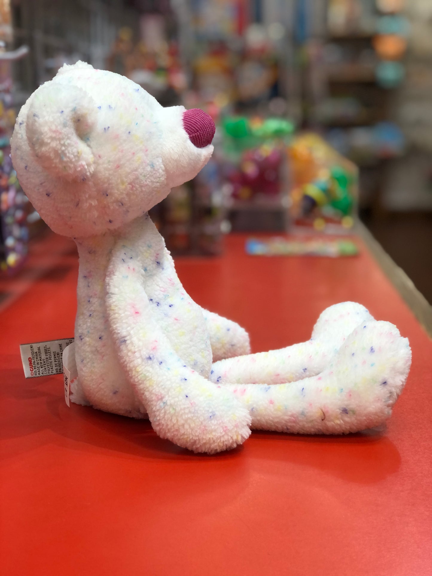 Gund Toothpick Confetti Bear Plush 15"