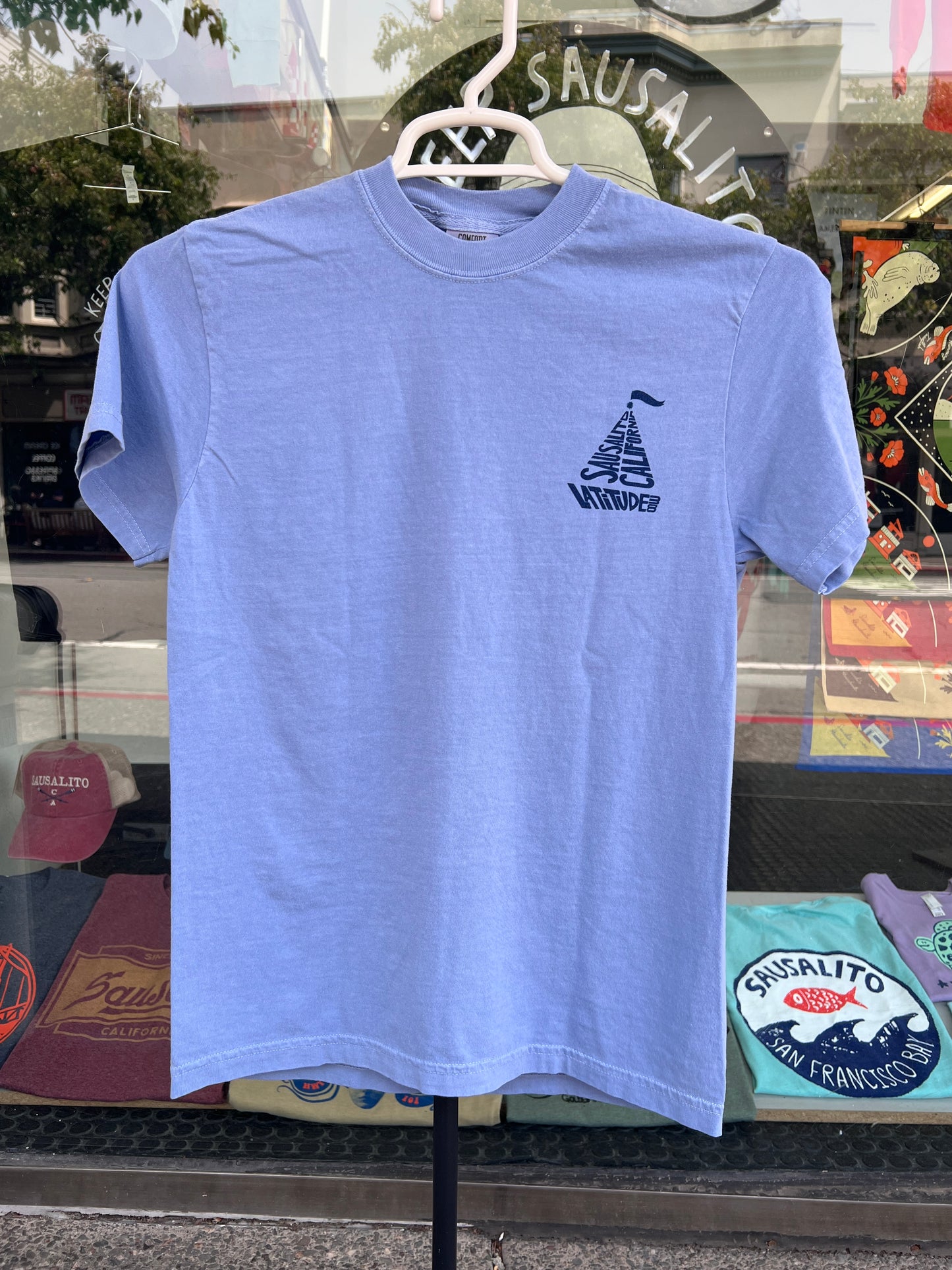 Relax Sailboat Sausalito Unisex Short Sleeve T Shirt