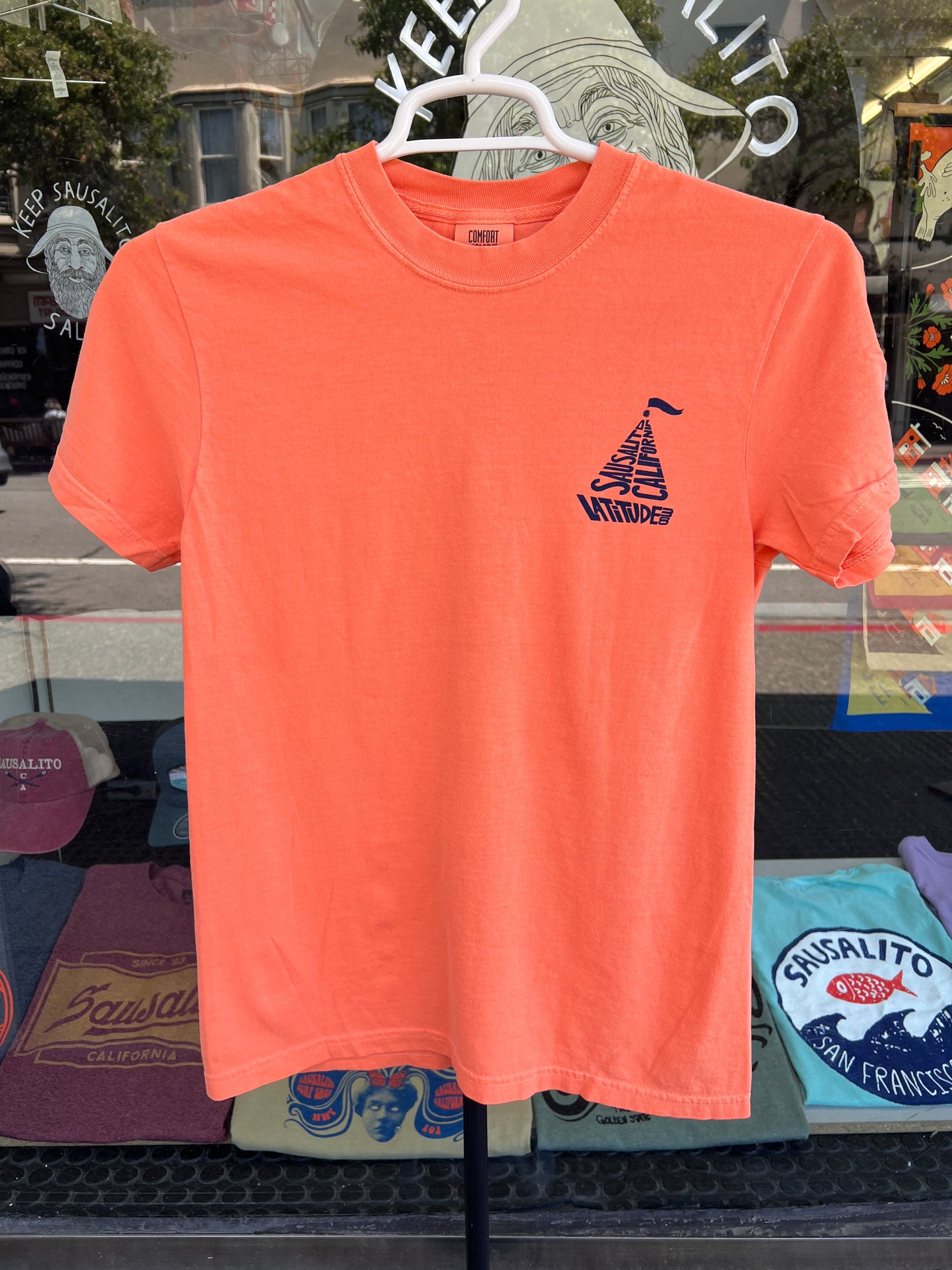Relax Sailboat Sausalito Unisex Short Sleeve T Shirt