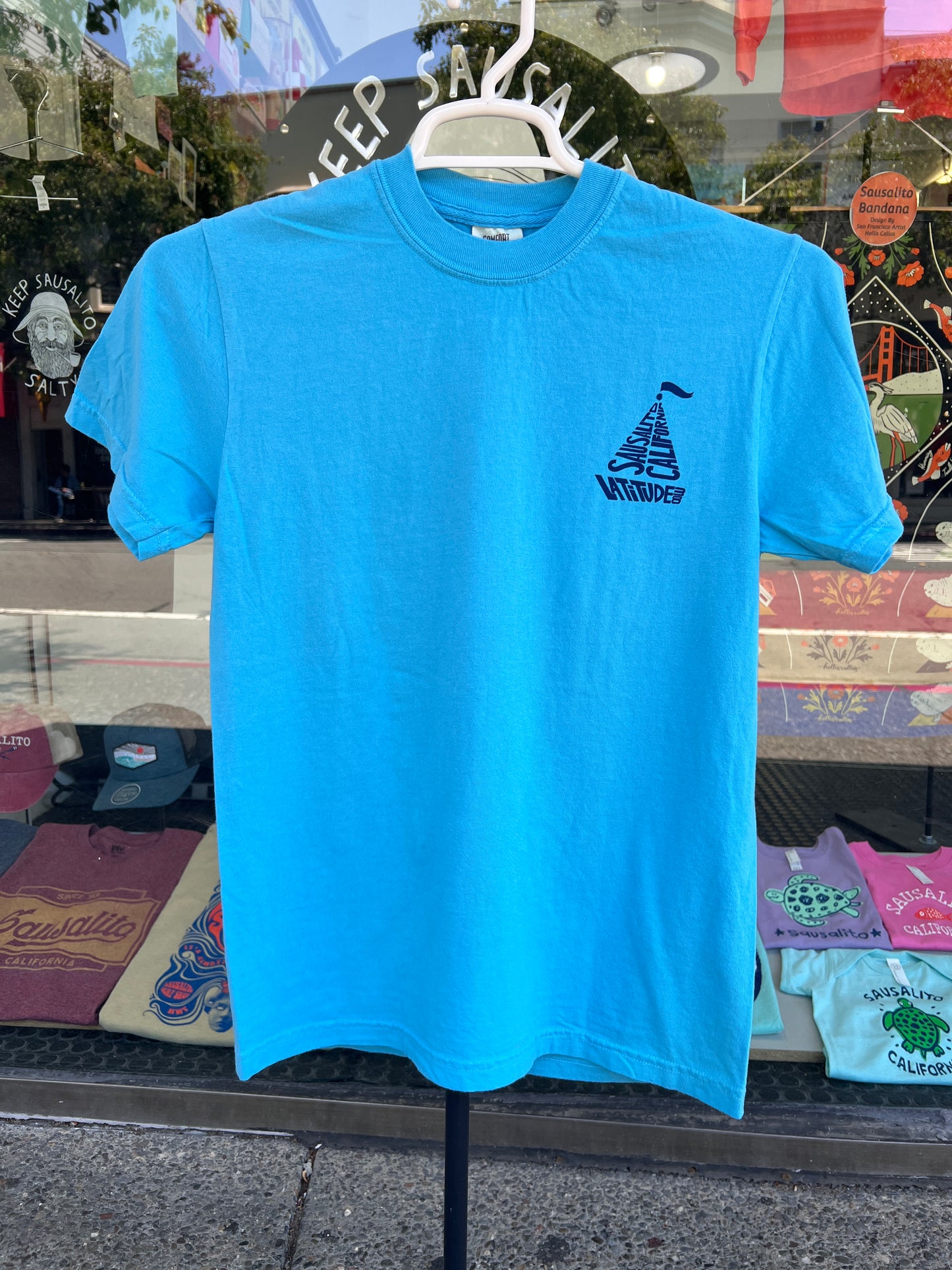 Relax Sailboat Sausalito Unisex Short Sleeve T Shirt