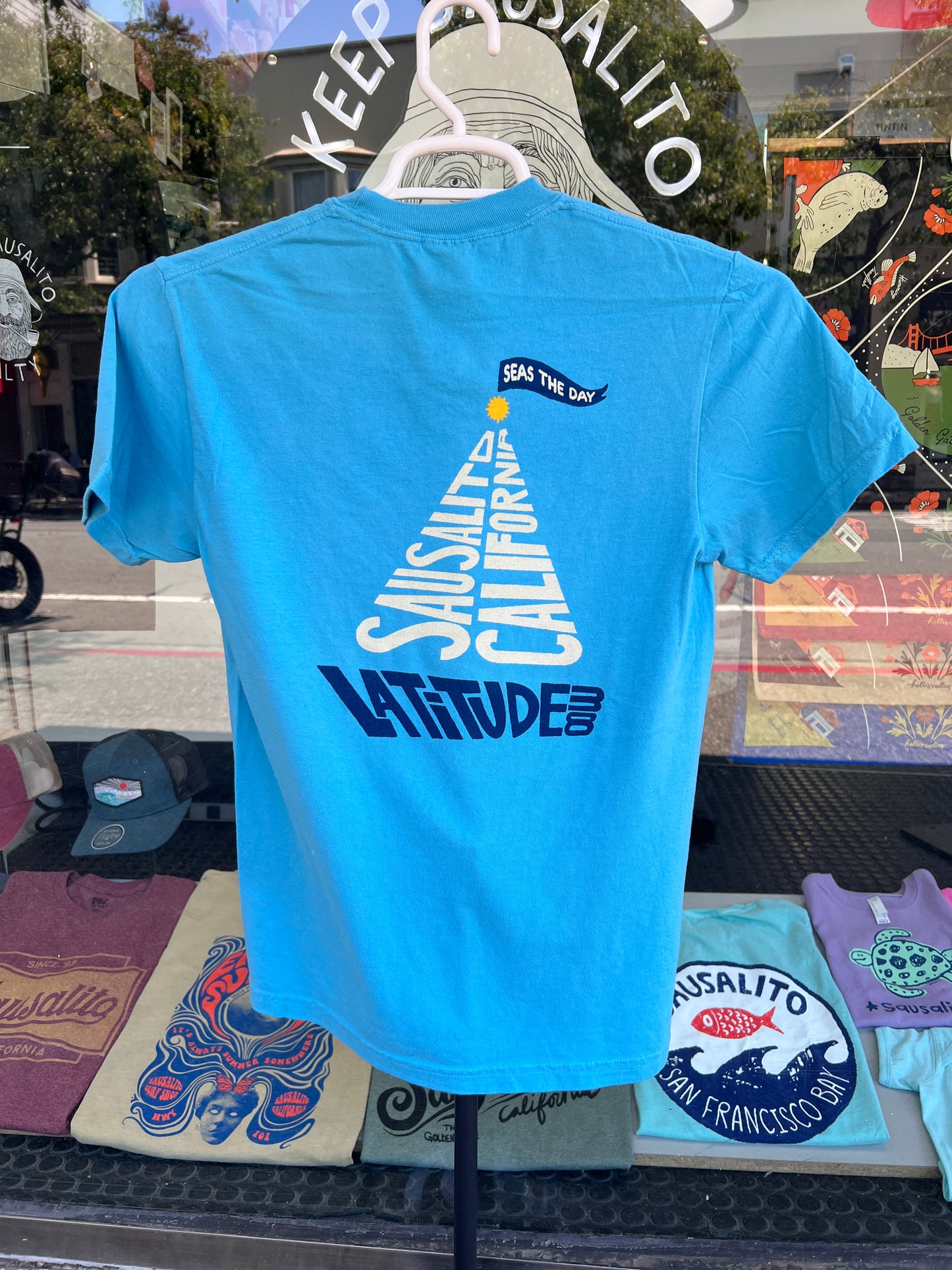Relax Sailboat Sausalito Unisex Short Sleeve T Shirt