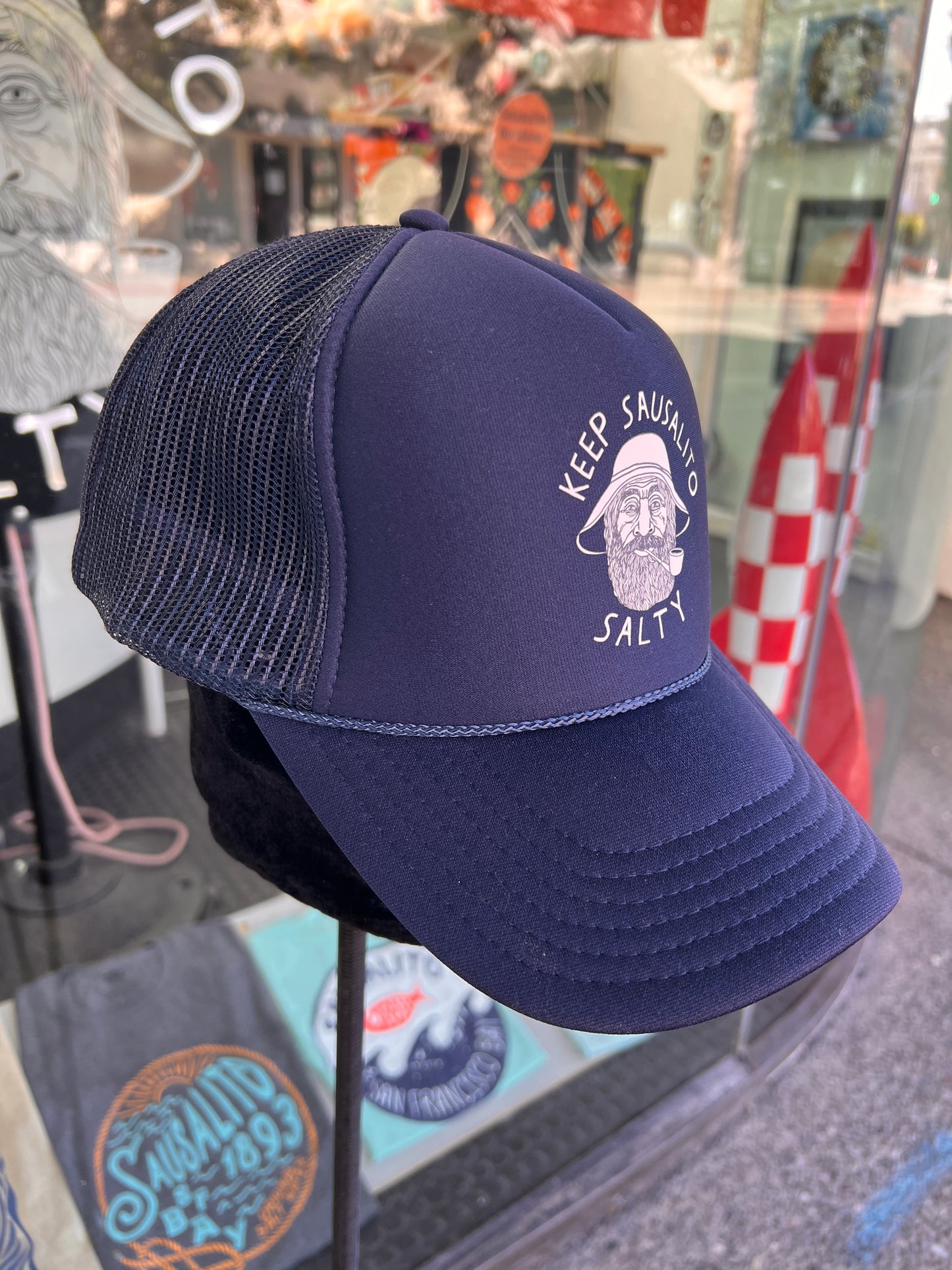 Keep Sausalito Salty Trucker Cap