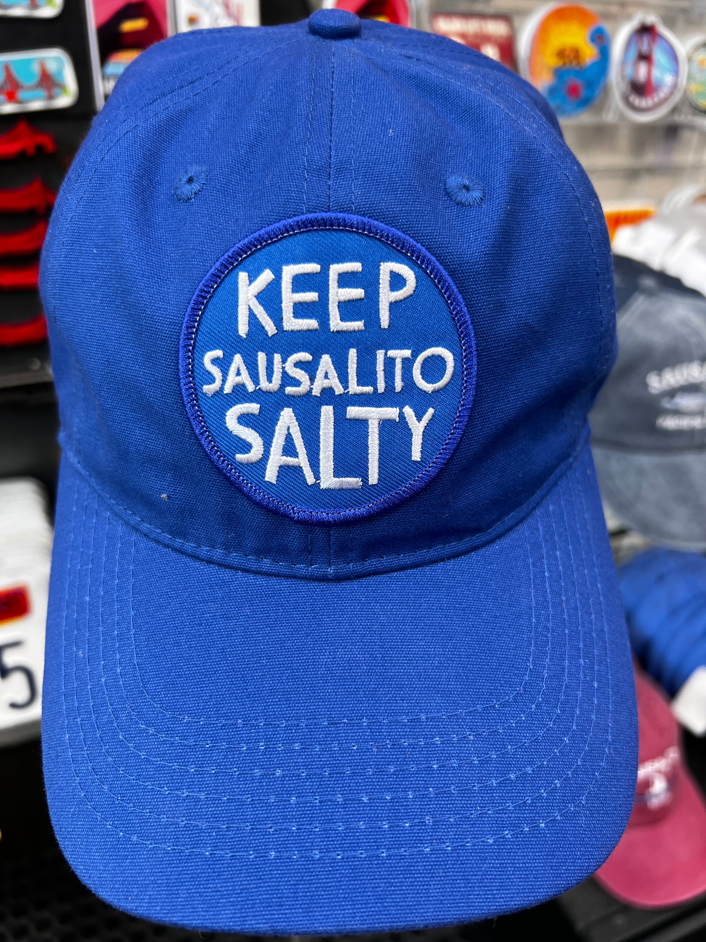 Keep Sausalito Salty Blue Unstructured 100% Cotton Twill Cap
