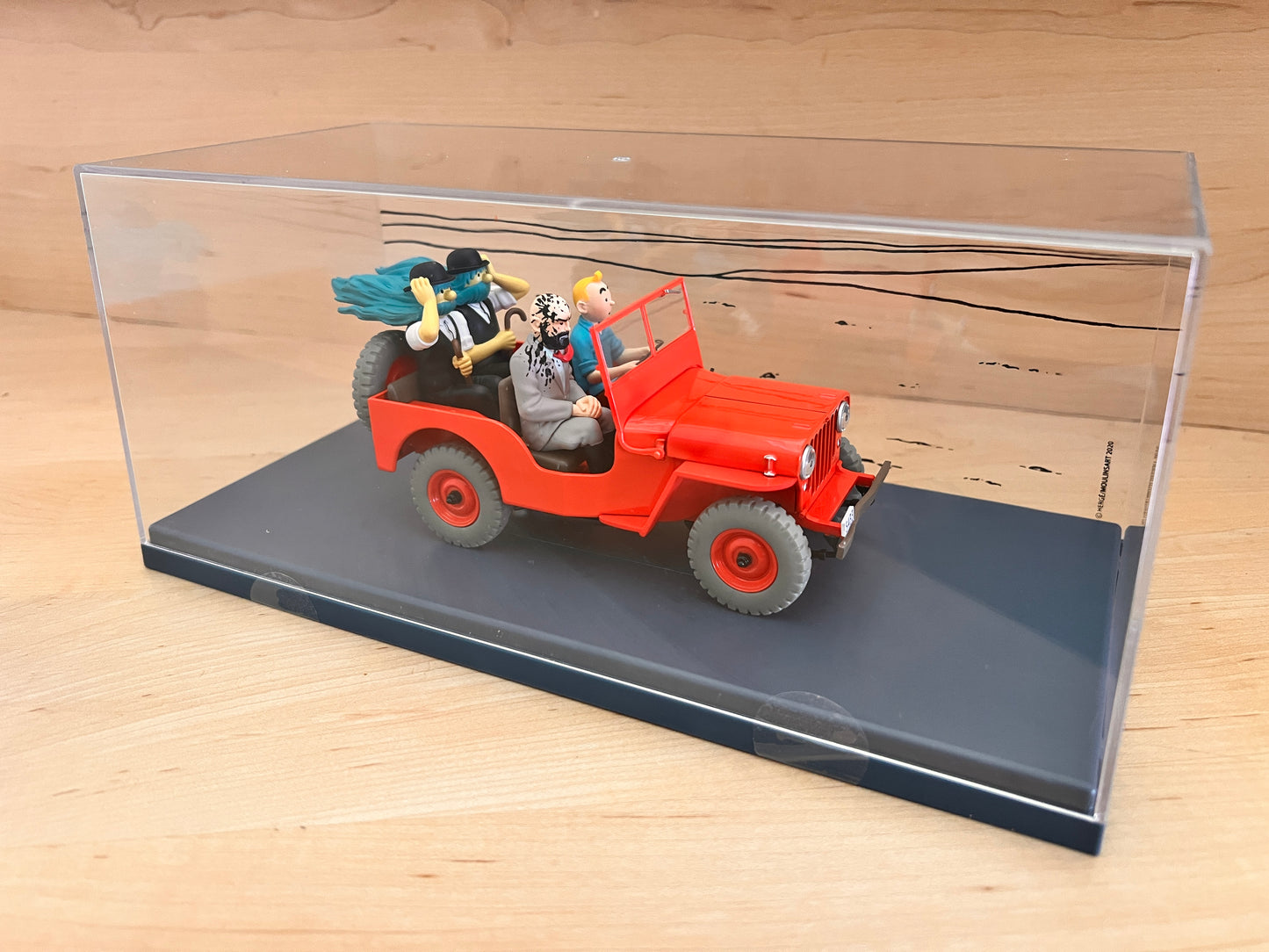 Tim und Struppi 1943 Wüstenjeep Willys #47 Im Land des Schwarzen Goldes