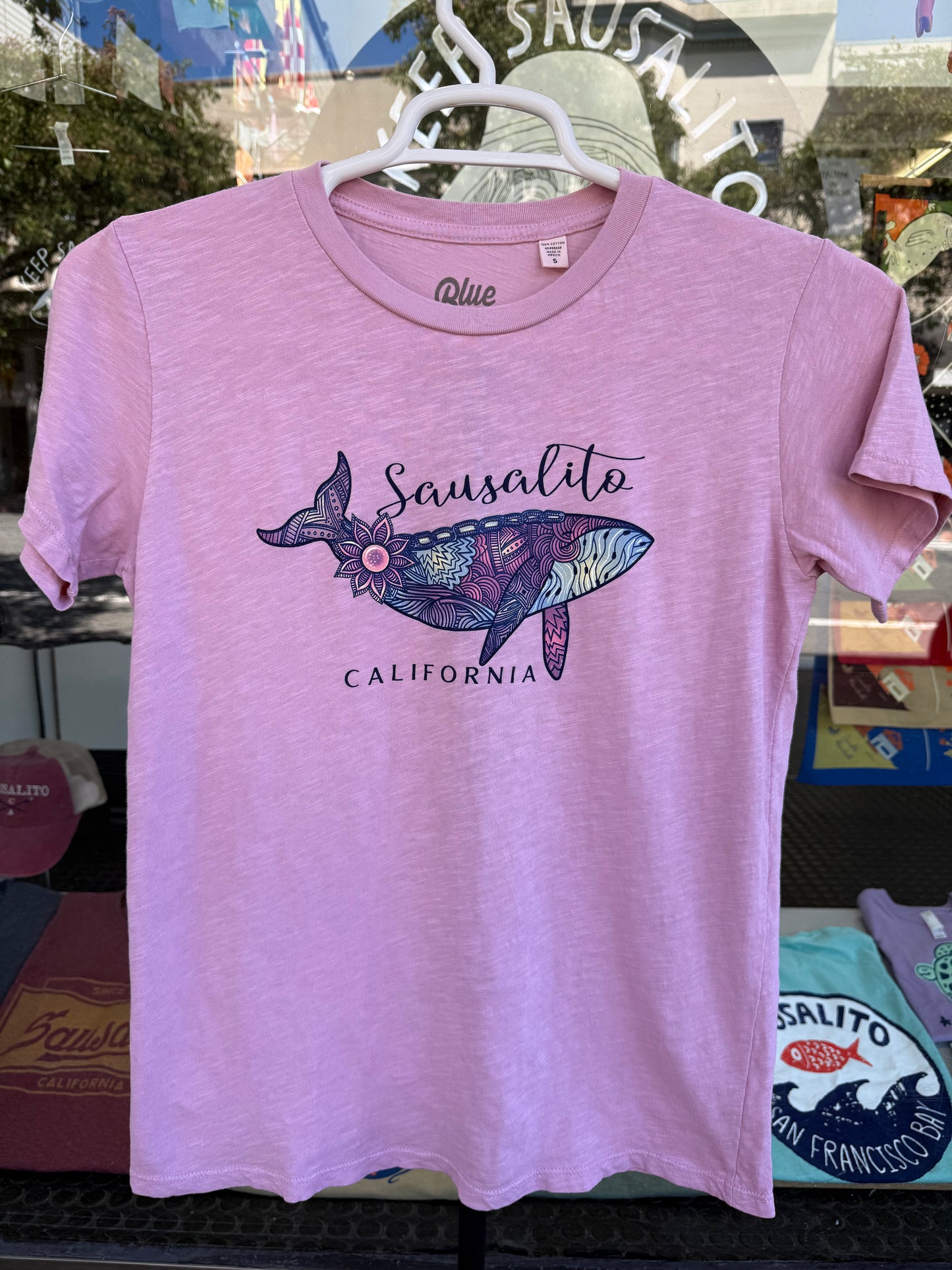 Sausalito Bubbling Humpback Whale Women's Short Sleeve T Shirt