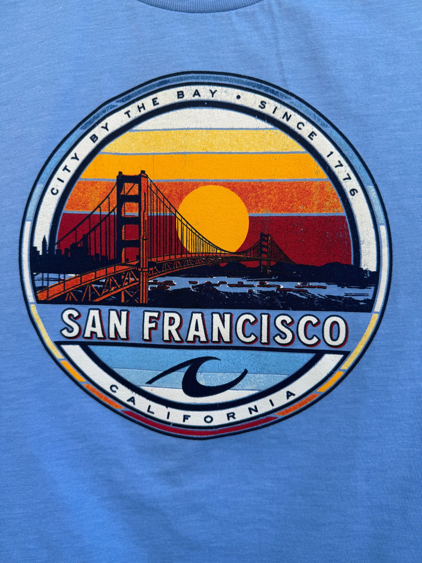 San Francisco Tomhais Bridge City Wave Kids' T Shirt