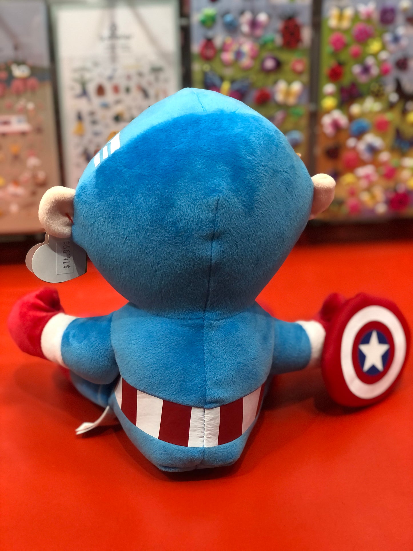 Ty Original Beanie Buddies Soft Captain America From Marvel Plush 12"