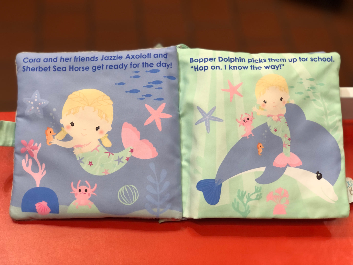 Douglas Soft Baby Books Cora the Mermaid Activity Book