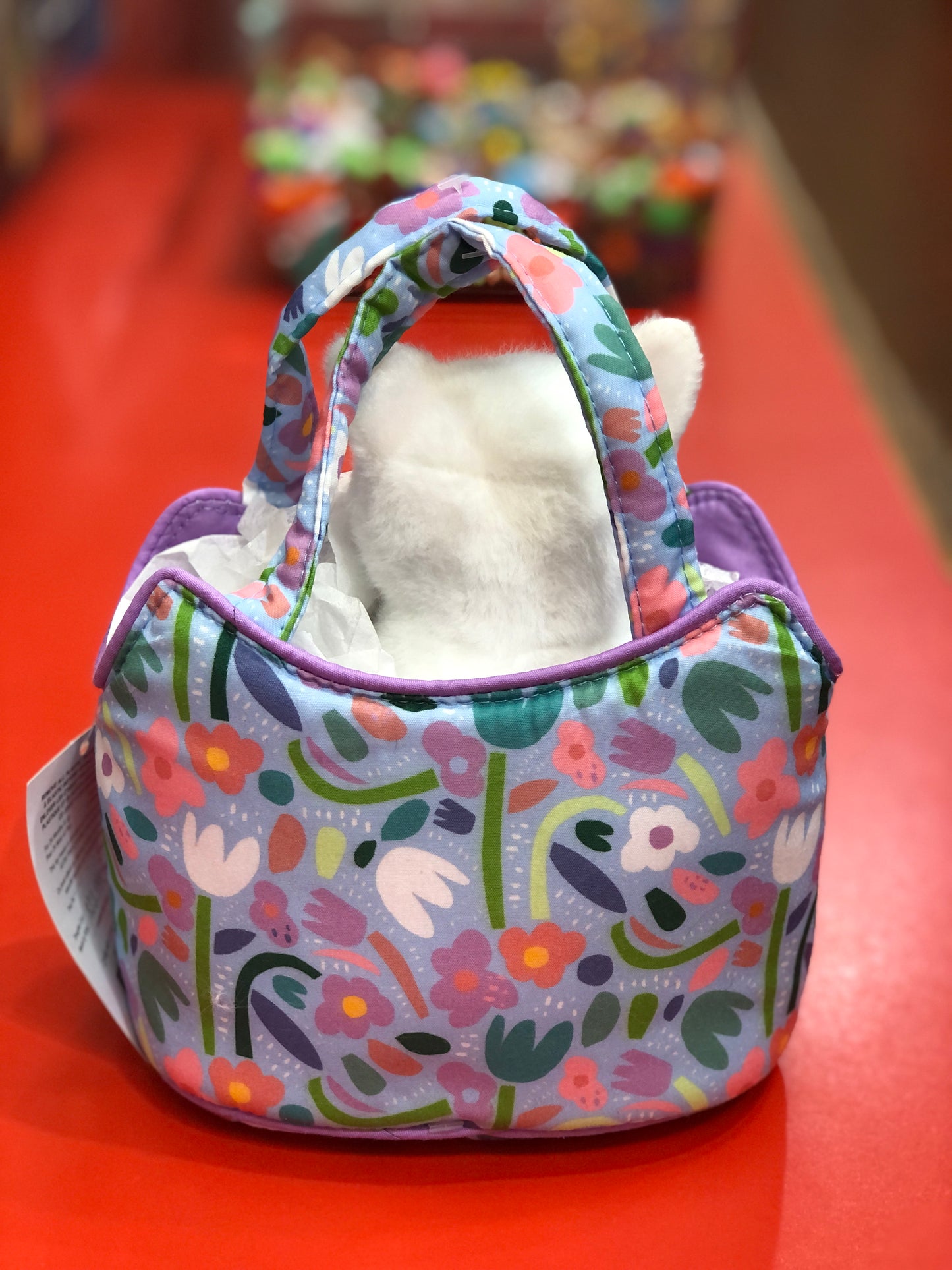 Douglas My Little Garden Sassy Sak with White Cat 7"