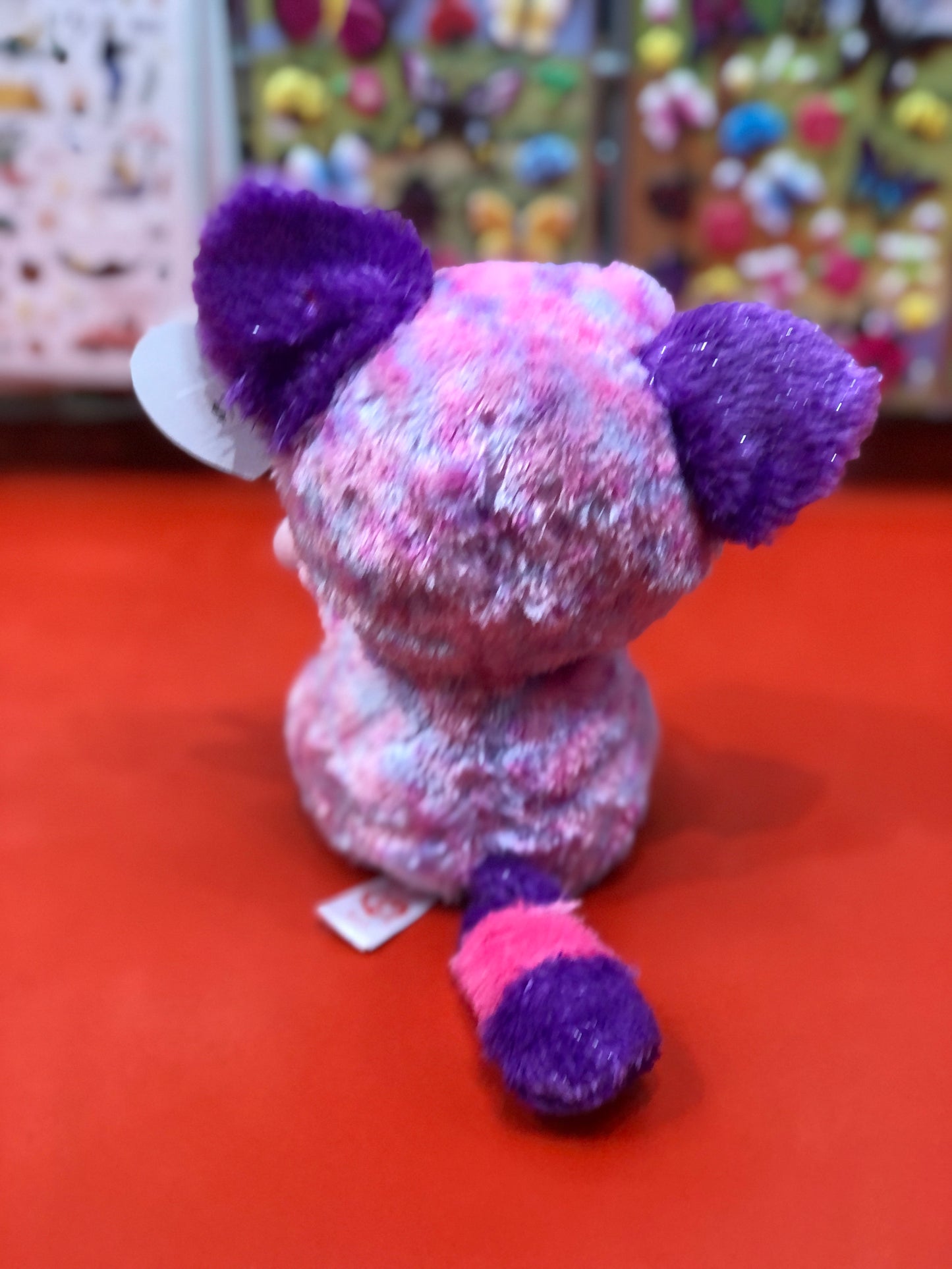 Ty Beanie Boo Becca Pink Bush Baby Plush 6"
