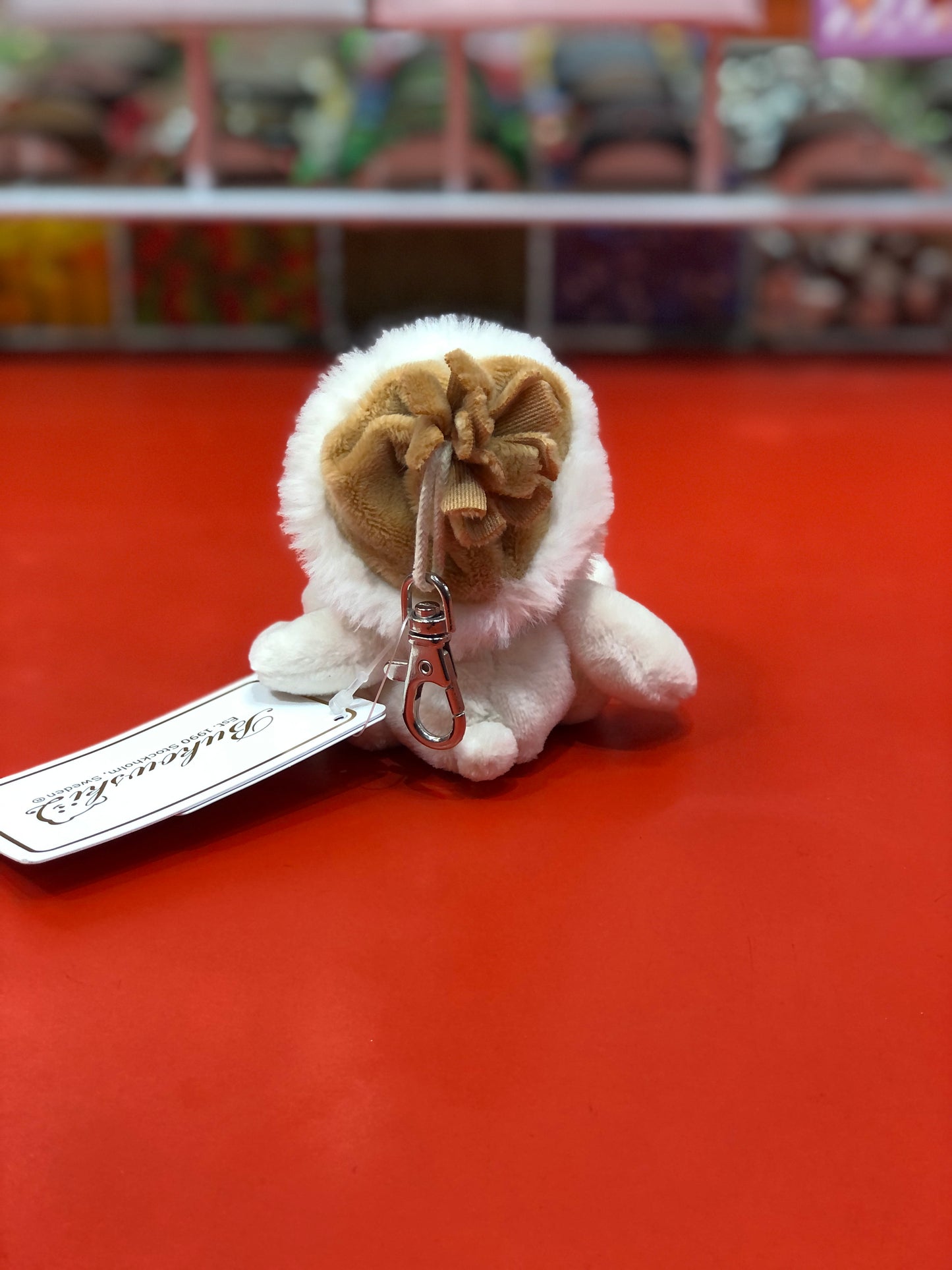 Bukowski Bears White Eugene Key Ring 4"