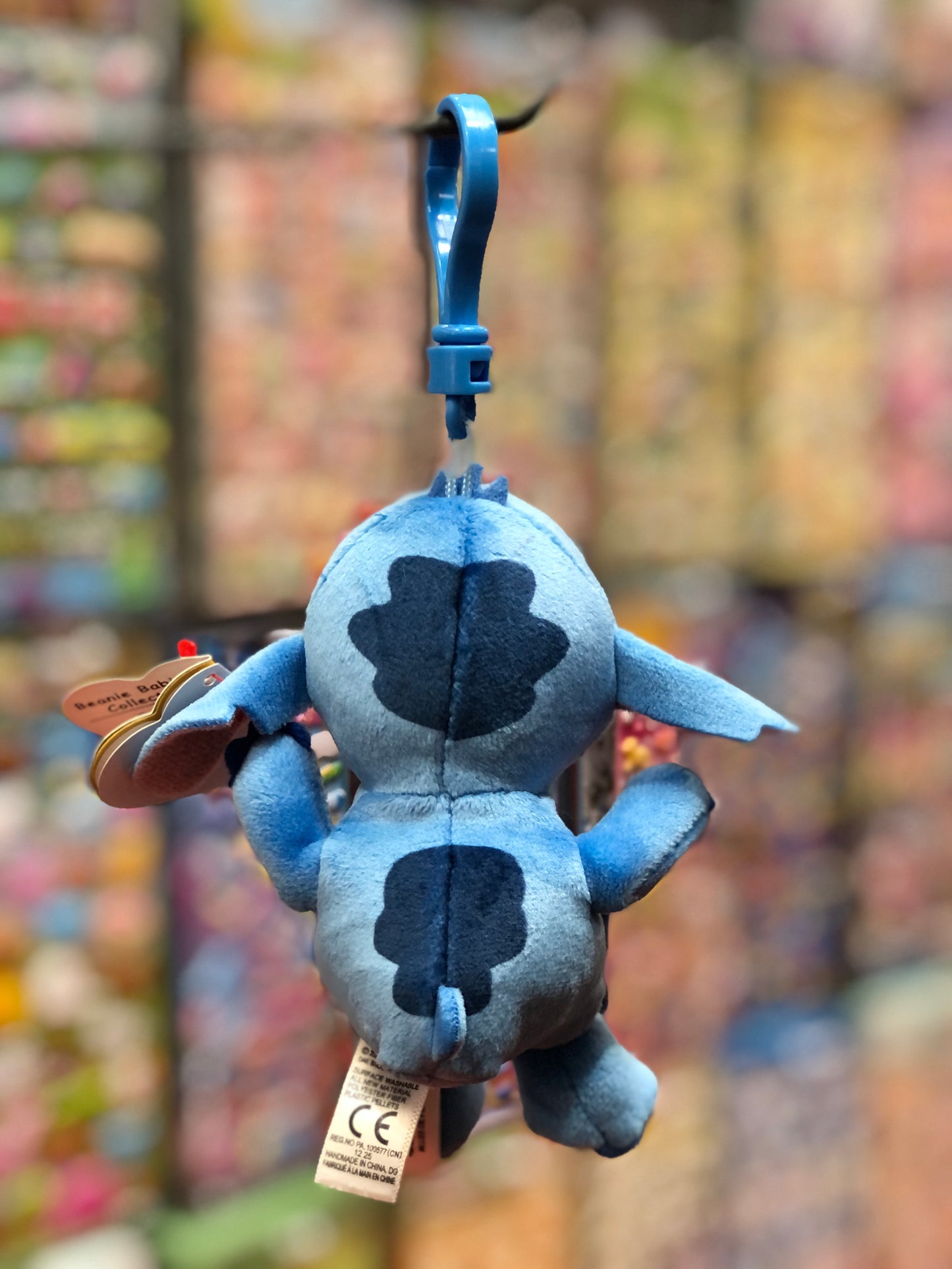 Ty Sparkle Stitch Alien Clip 5"