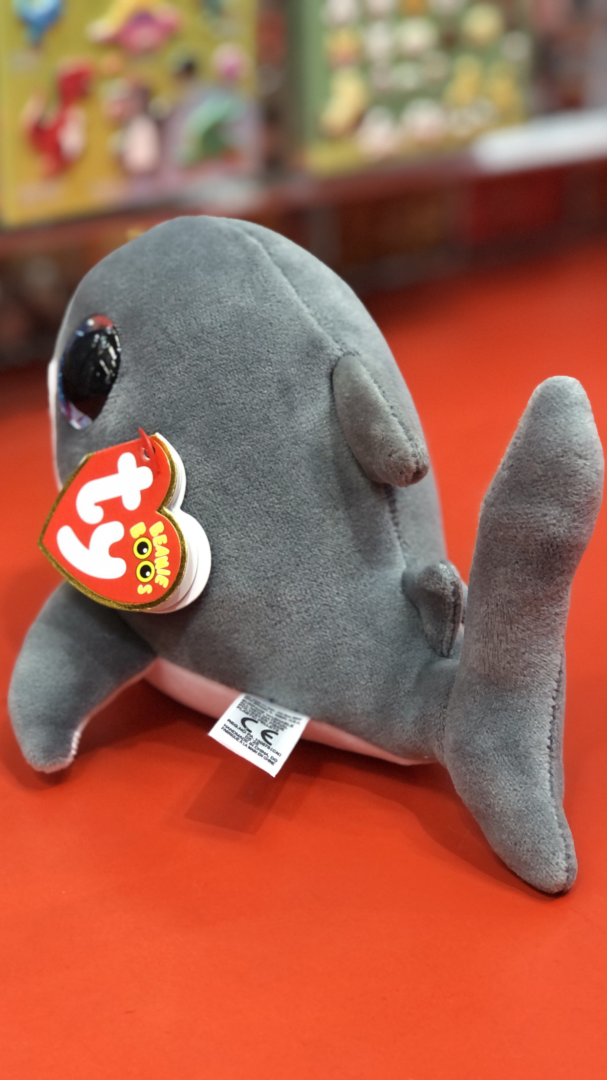 Ty Beanie Boos Finnegan Shark Plush 6"