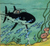 Tintin Shark Submarine Duvet Cover and Pillow Case For Single Mattress