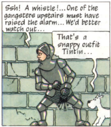 Tintin in Armour With Snowy Tintin In America Ref: 43105 (2010)