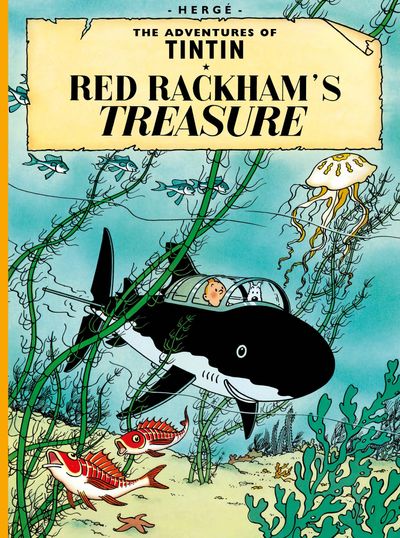 The Adventures Of Tintin Red Rackham's Treasure Hardcover Book Ref. 71103