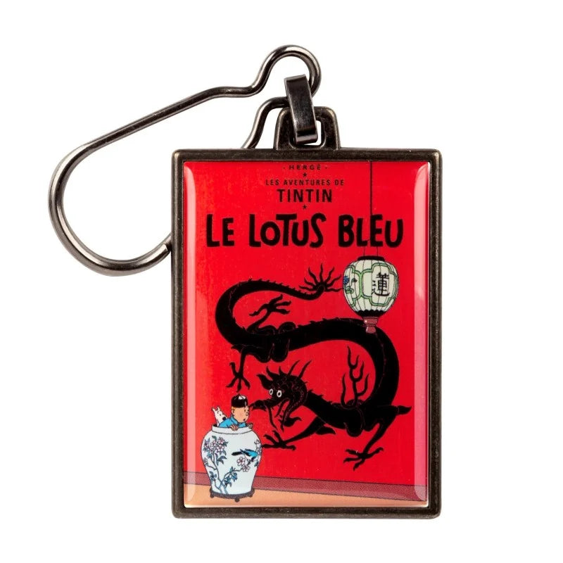 Blue Lotus Book Cover Keychain Ref: 42525