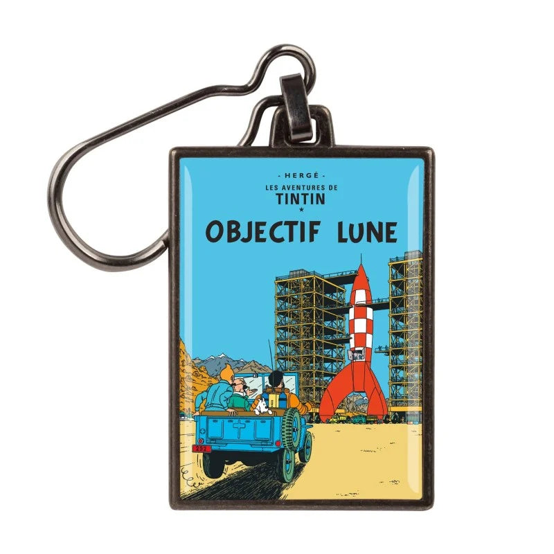 Objectif Lune (Destination Moon) Book Cover Keychain Ref: 425410