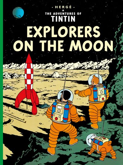 The Adventures of Tintin, Explorers on the Moon Hardcover Book Ref. 71603