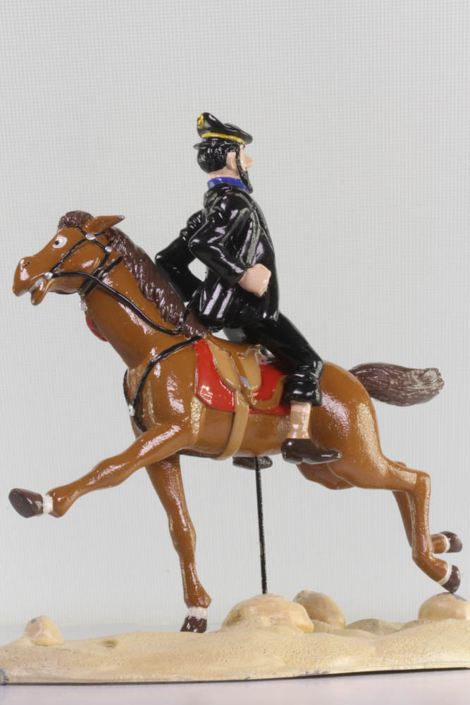 Captain Haddock on Horse Lead Figure From Red Sea Sharks