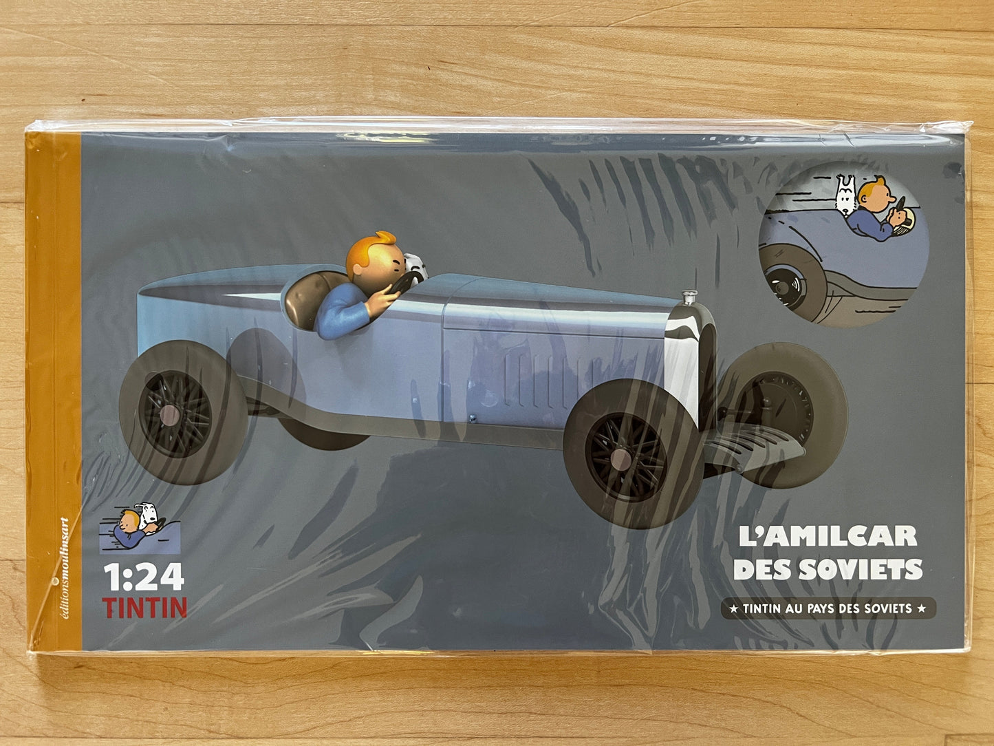 Tim und Struppi Blau Amilcar #38 aus "Tim und Struppi im Land der Sowjets" 1/24
