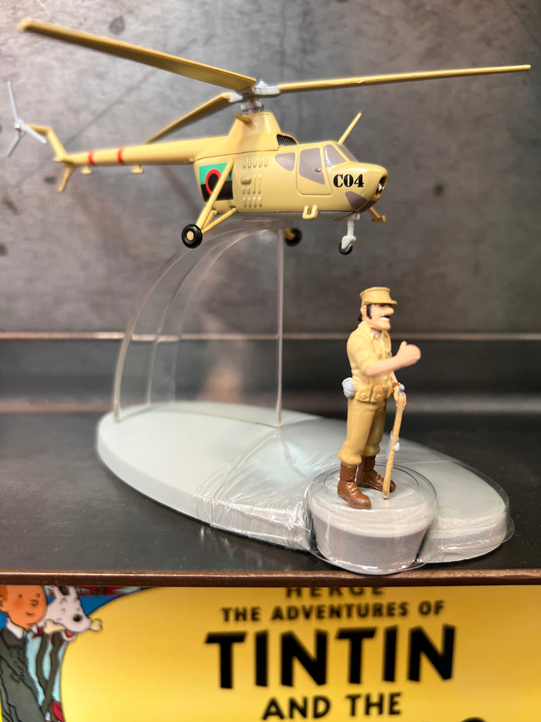 Army Helicopter Of The Army of San Theodoros From "Tintin and the Picaros".