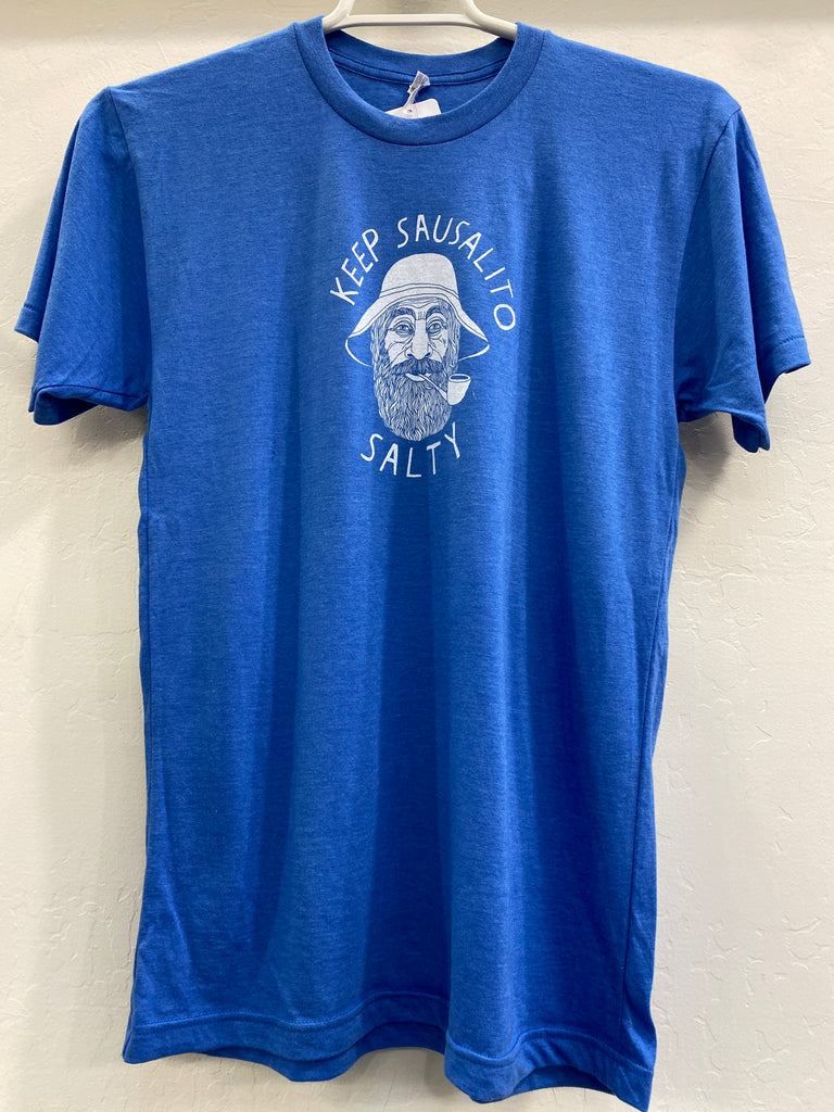 Blue "Keep Sausalito Salty" Unisex T Shirt