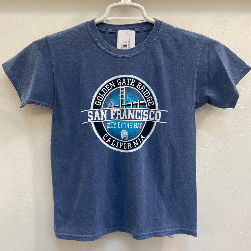 San Francisco Tyraid Golden Gate Bridge Kid's Short Sleeve T Shirt