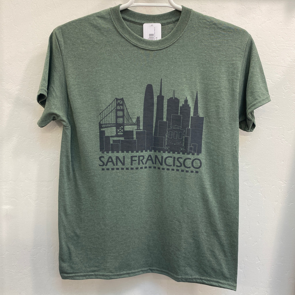SF Retro Skyline Unisex Short Sleeve T Shirt