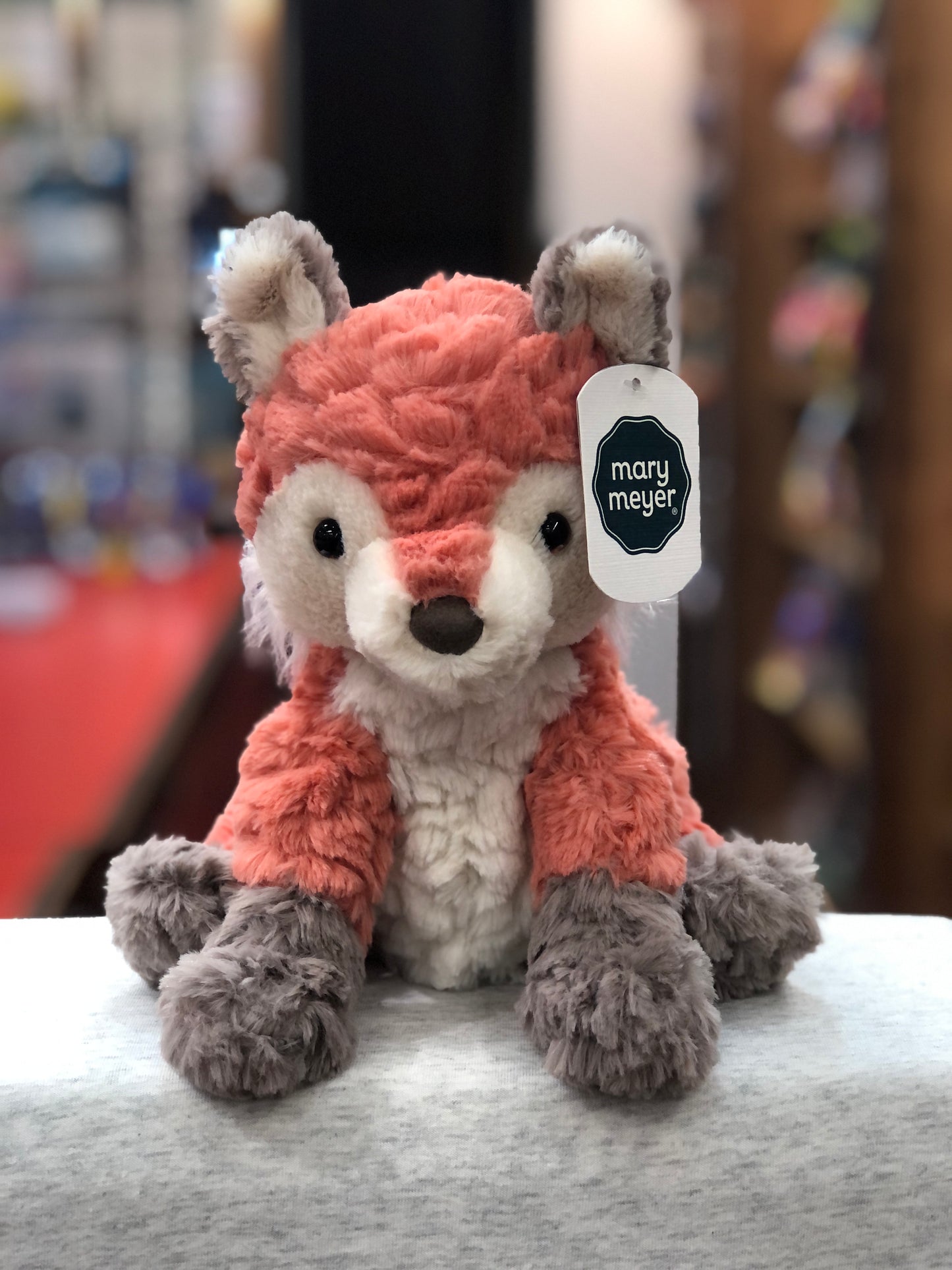 Mary Meyer Coral Putty Fox Plush 8"