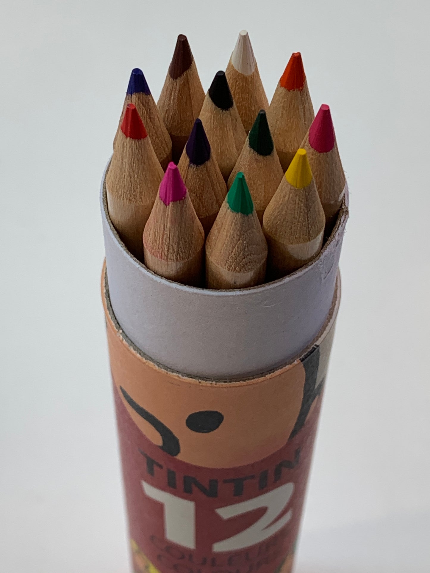 Tintin Set of 12 Colors Pencil Set