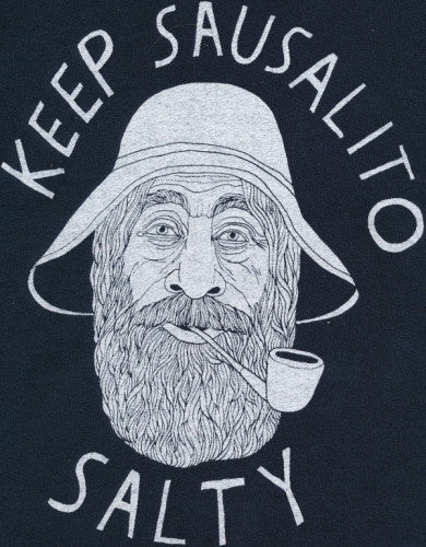 Navy Blue Keep Sausalito Salty Hooded Sweat