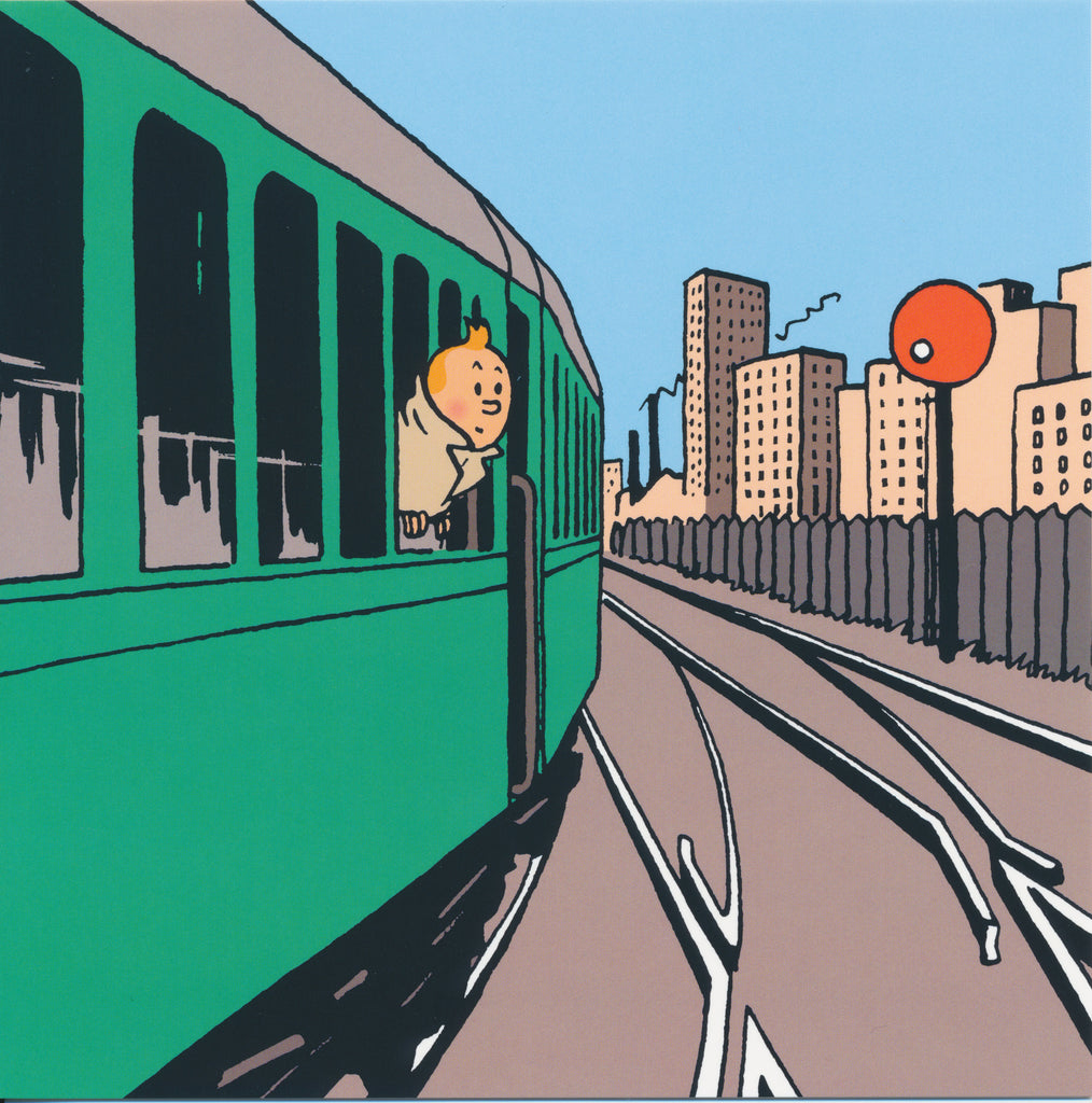 Tintin Train Notecard #04