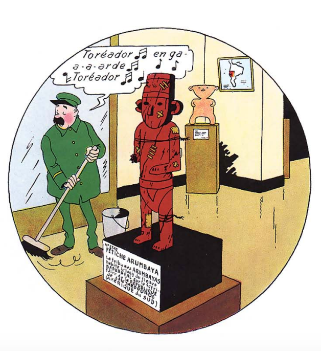 The Arumbaya Statuette Ref: 46961, Year 2008. From Tintin and The Broken Ear