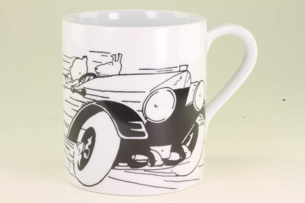 Tintin Land of the Soviets Car At Speed Mug