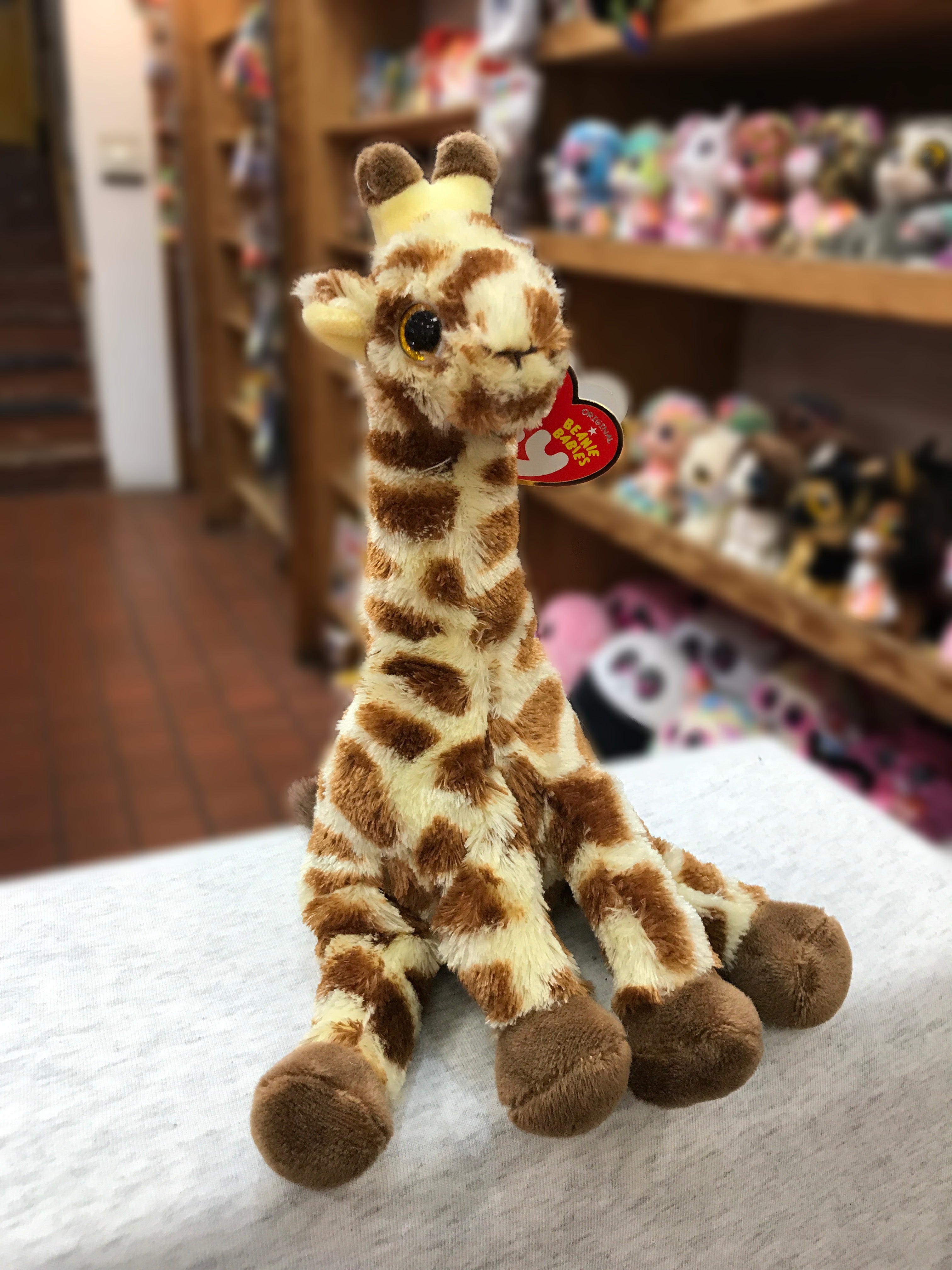 Beanie Baby Ty Girafe Baby TY GRACIE The Giraffe (Black White