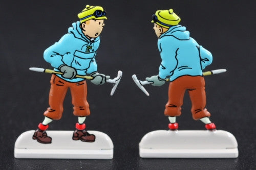 Tintin in Tibet Metal Relief Figure