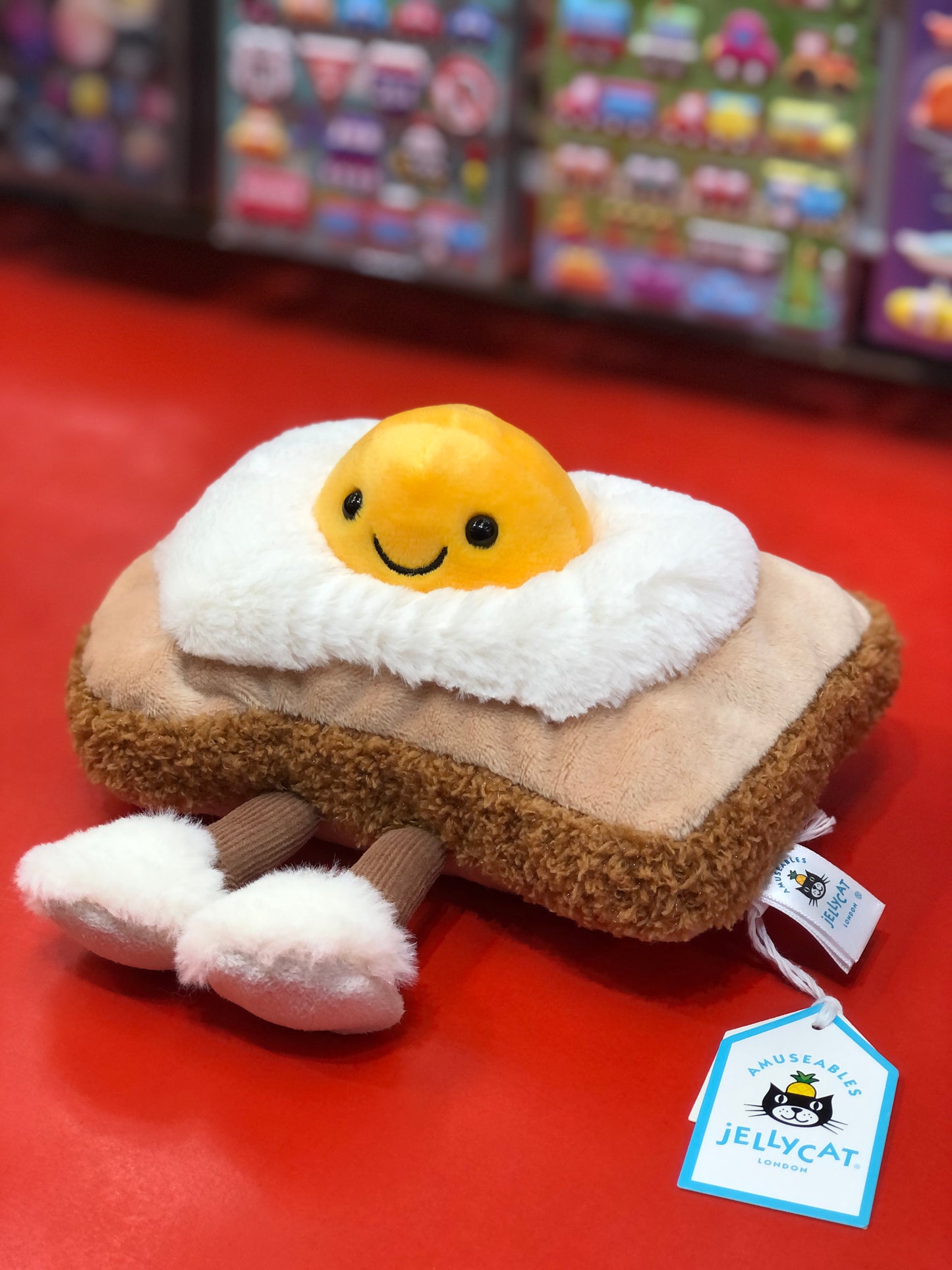 Jellycat Amuseables Egglantine Egg On Toast Plush 6"