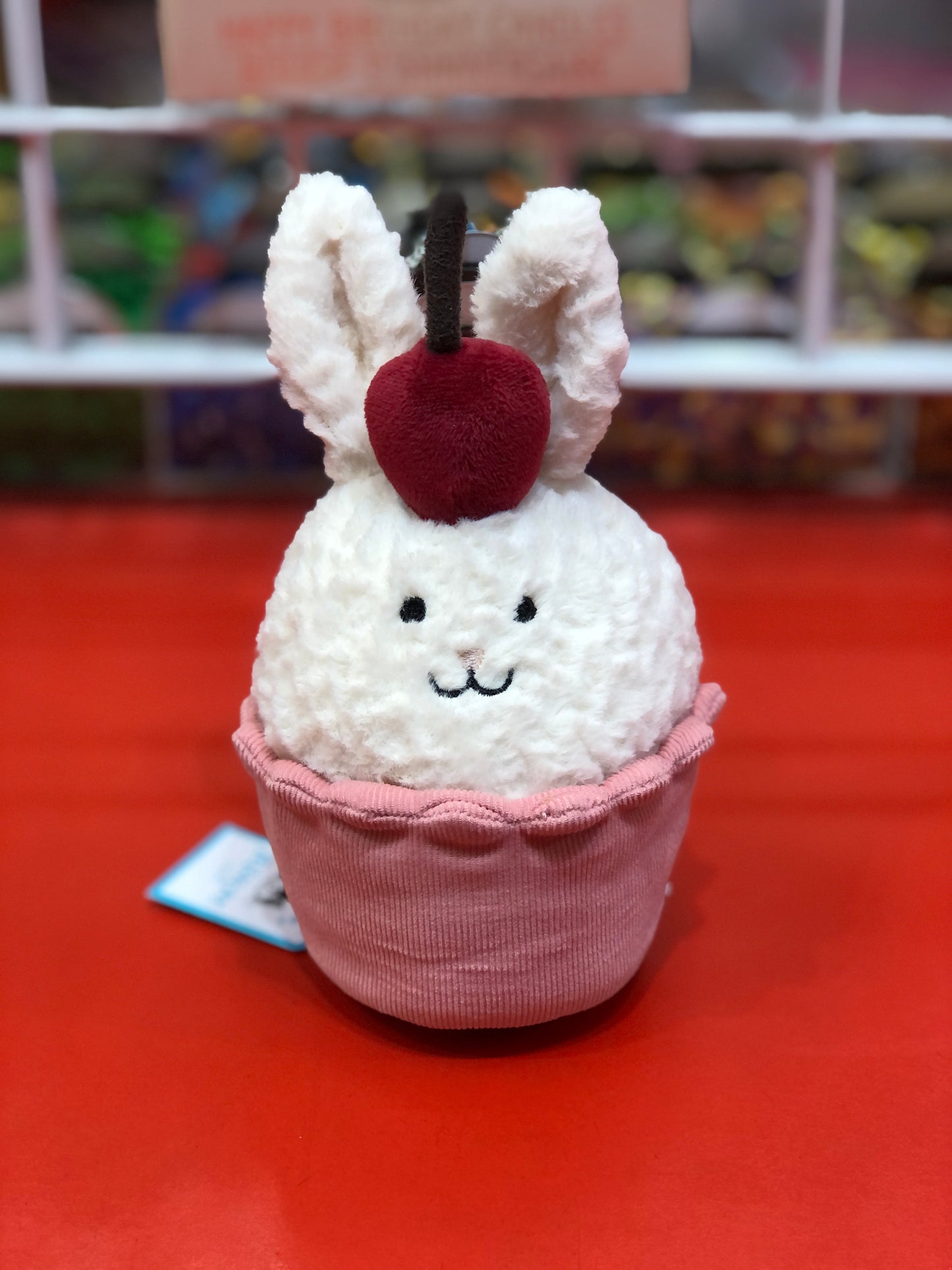 Jellycat Dainty Dessert Bunny Cupcake Plush 5.5"