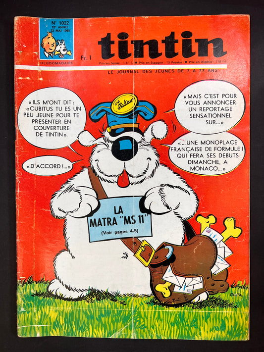 Le Journal Tintin Nº 1022 May 23 1968