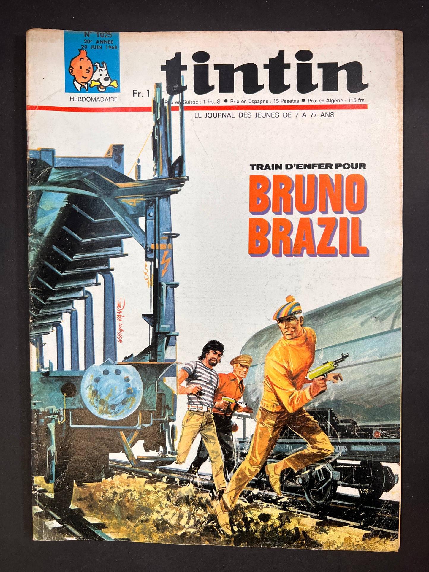 Le Journal Tintin Nº 1025 June 20 1968