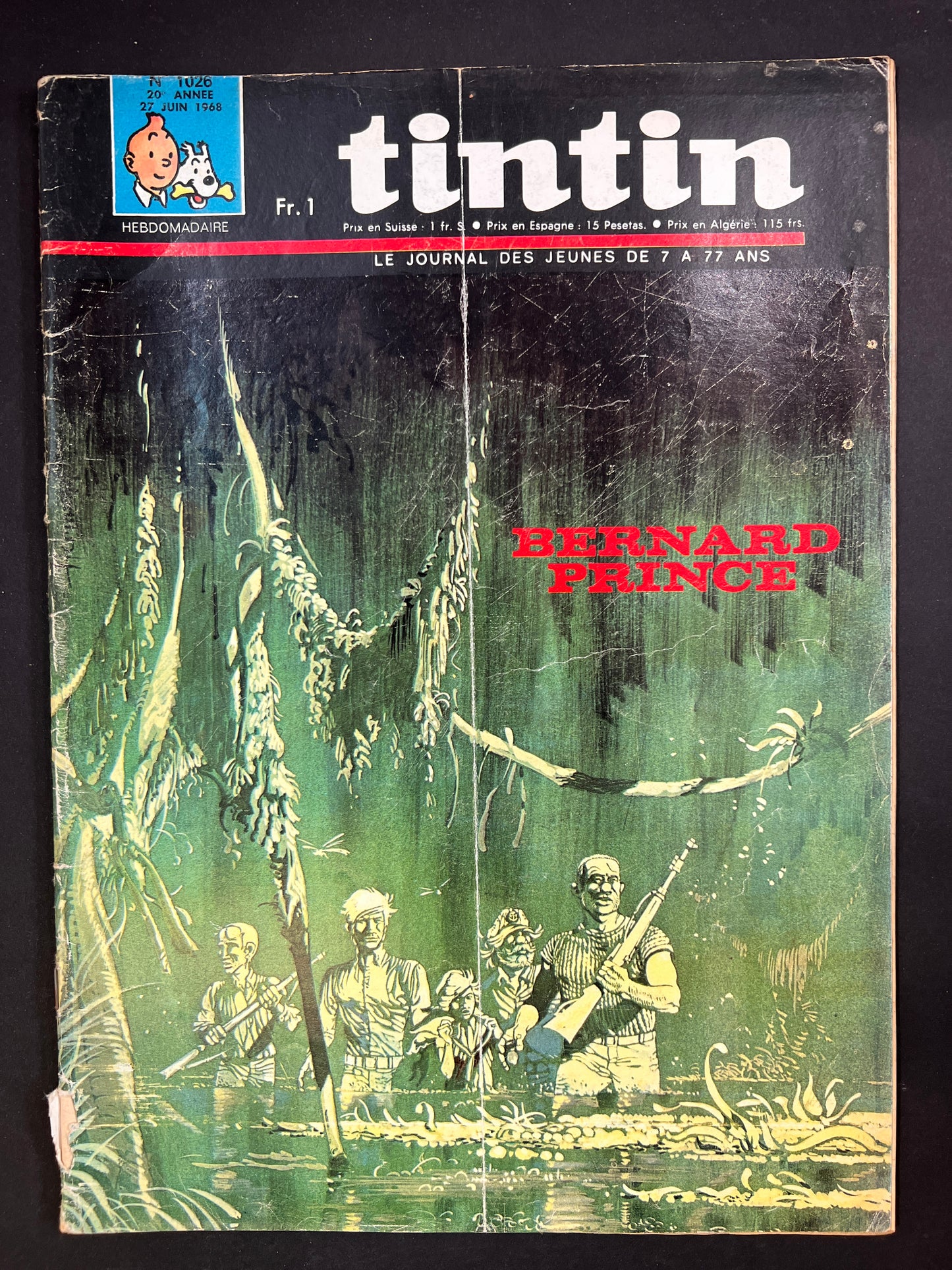 Le Journal Tintin Nº 1026 June 27 1968