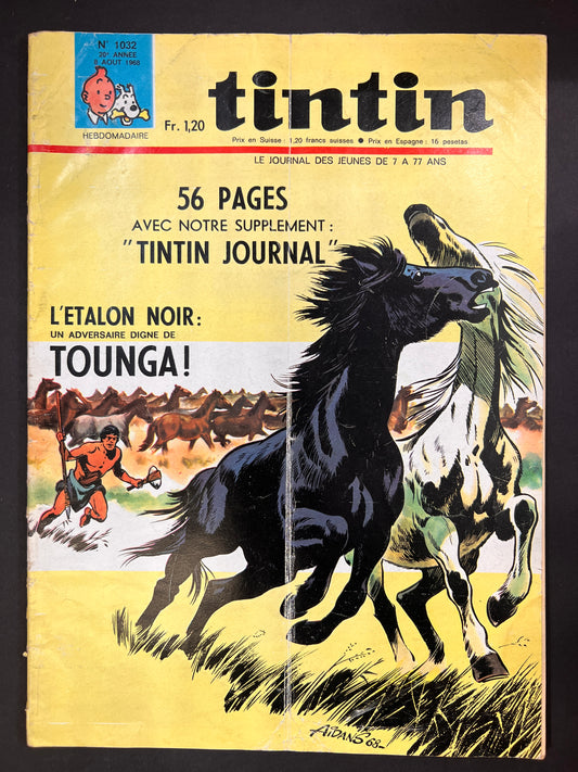 Le Journal Tintin Nº 1032 August 8 1968