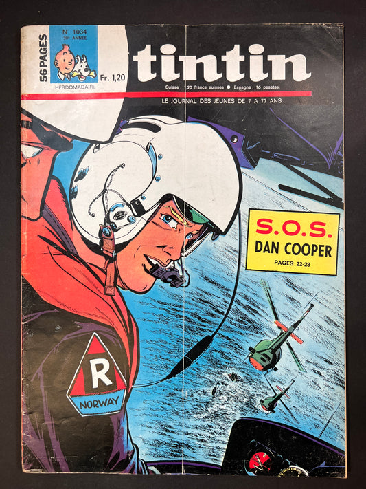 Le Journal Tintin Nº 1034 August 22 1968
