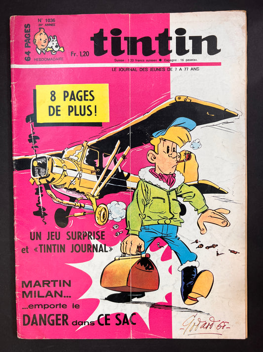Le Journal Tintin Nº 1036 September 5 1968