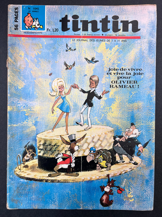 Le Journal Tintin Nº 1045 November 7 1968